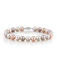 The Pearl Source 14K Gold 7-8mm AAAA Quality Round