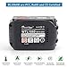 TenMore 18V 6.0ah BL1860 Replacement Battery with LED Indicator Compatible with Makita 18V BL1830B BL1860B BL1840B BL1815 LXT-400,2-Pack