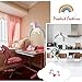 HUABEI Wall Decals Cute Unicorn & Rainbow Wall Sticker for Girls or Boys Vinyl Peel and Stick Fairy Removable Baby Kids Room Nursery Party Decoration.