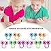 Anyumocz 30 Pieces Eye Finger Puppets Eye Ring Toys Fun Toys Gifts Bright Colors Eyeball Ring Eye Monster Finger for Kids Party,5 Colors