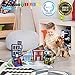 PicassoTiles 3-in-1 Theme Set School Hospital Police Station Magnet Self Adhesive Backing Stick-On Sheet Combo w/Car Magnet Building Block Playset STEM Learning Construction Brain Development Kit