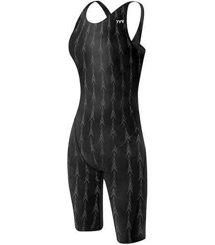 Tyr Venzo TYR Women's Avictor Prelude Closed Back Swimsuit,Grey