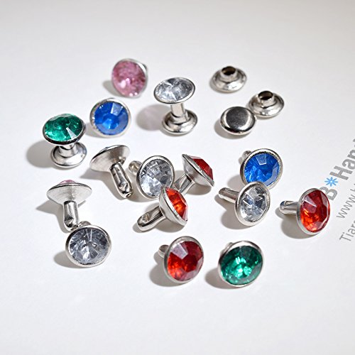 Generic 8mm 100 Pieces Lot 8mmclothing Rivets Metal Rivets