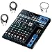 Yamaha MG10 10-Input Stereo Mixer w/ (2) 20' XLR Mic Cables and Stereo 1/8
