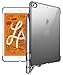 iPad Mini 5 Clear Case, Poetic Flexible Soft Transparent TPU Clear Back Cover with Pencil Holder, Compatible with Apple Smart Cover, Lumos, for Apple iPad Mini 5, Transparent Gray
