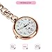 WIOR Nurse Lapel Pin Watch Hanging Medical Doctor Pocket Watch Quartz Movement Nurses Watch for Graduation Xmas Birthday Mothers Day