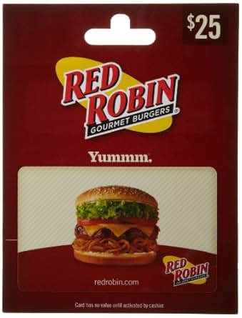 Amazon.com: Red Robin Gift Card $25: Gift Cards