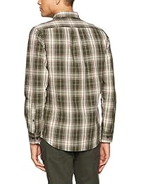 goodthreads hombre Slim-fit manga larga Plaid camisa de Slub