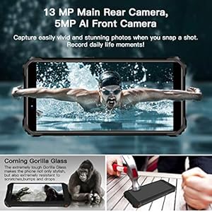 OUKITEL WP5 Pro Rugged Smartphone, Batteria 8000mAh, Display 5.5'', Quad-core 4GB +64GB Android 10.0 Telefono da Lavoro… - immagine 7