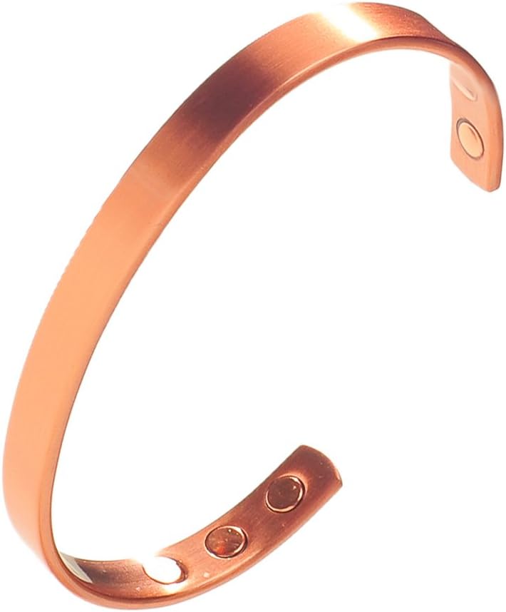 Earth Therapy Value Pack 2 Pure Copper Magnetic Bracelets for Men and Women, As Shown in the Image, 2 Count (Pack of 1) - Image 3