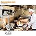 MSTJRY Commercial Sink Faucet with Pre-Rinse Sprayer Brass Constructed 8 Inch Center Wall Mount Kitchen Faucets with 12
