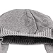 Bamery Baby Crochet Hat Infant Cute Bear Ear Beanie Toddler Boys Girls Earflap Hats for Fall Winter Warm Cap (Bear Gray, 0-6M)