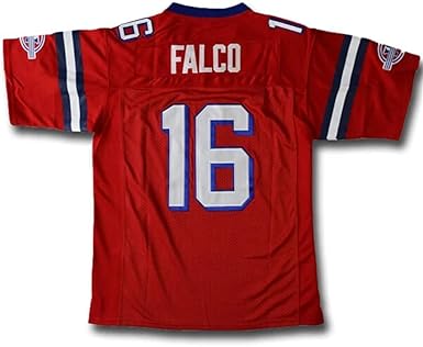 red and white football jersey