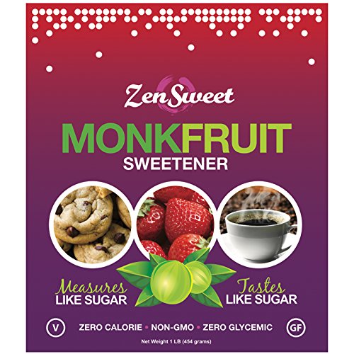 Zensweet All Natural Monk Fruit Sugarfree Sweetener Zero Glycemic