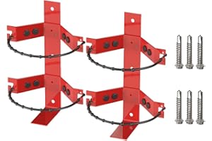 EPOACHT Premium Fire Extinguisher Mount Bracket 2-Pack - Fit for 2.5&5lb Extinguishers, Heavy-Duty & Easy Installation - Ideal for Home, RV, Vehicle, Boat, Marine & Commercial Use - Secure & Durable Holder