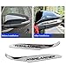 Easy Eagle 2pcs ABS Chrome Rearview Side Mirror Cover Trim Strip Emblems Fit For Toyota Highlander 2015 2016 2017 2018