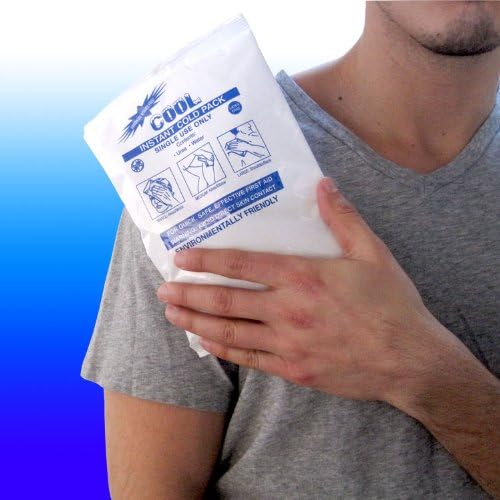 Cool Instant Cold Pack, Large Size: 6" x 8" - 12/Case