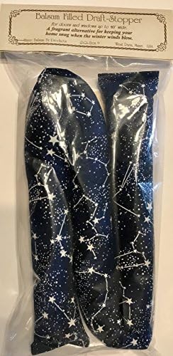Maine Balsam Filled Draft Stopper 37-40" (Stars - Glows in The Dark!)