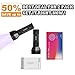 2 Pack UV Flashlight Black Light, Puaida 51 LED 395 nm Ultraviolet Blacklight Pet Urine Detector for Dog Urine, Pet Stains, Bed Bug and Scorpions