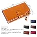 S-ZONE Women RFID Blocking Genuine Leather Clutch Wallet Purse Card Holder Organizer