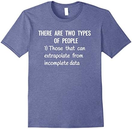 Mens Funny Science Incomplete Data Analytics T shirt Nerdy Gift XL Heather Blue