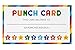 Juvale Rainbow Punch Card for Kids, Classroom Incentive Rewards (3.5 x 2 in, 60 Pack)