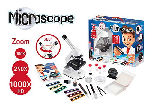 BUKI France MR600 - Mikroskop 50 Experimente, 37 cm × 20 cm × 32.2 cm – Bild 6