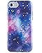 Dimaka iPhone SE Case iPhone 7 and 8 Case Cute Design for Girls,Space Galaxy Pattern Heavy Two-Tier Shockproof with Soft TPU Inside Protective Cases for iPhone se,iPhone 7 and iPhone 8(Starry Sky)