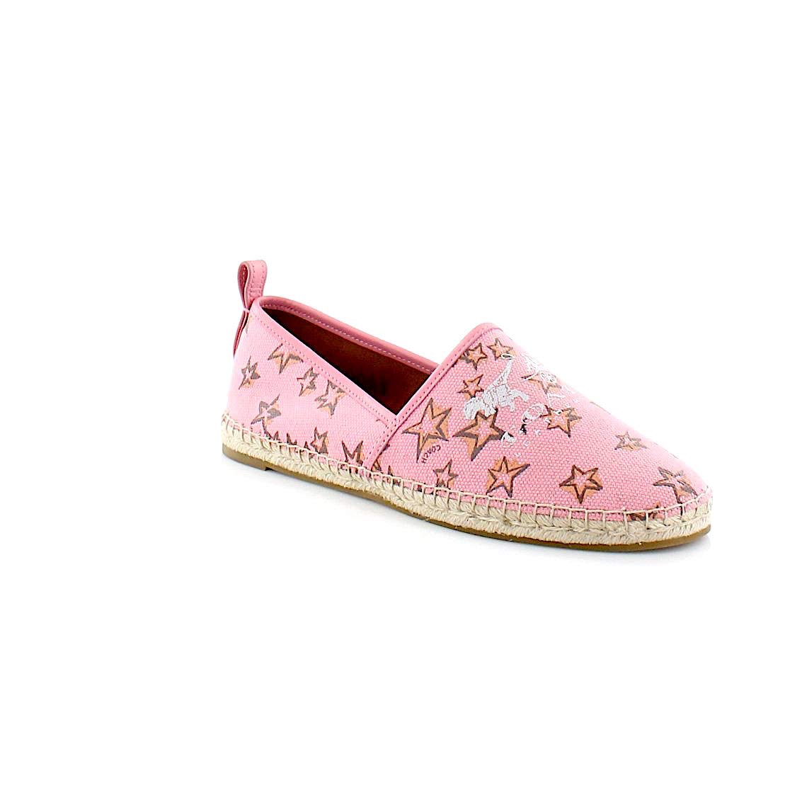 pink coach loafers