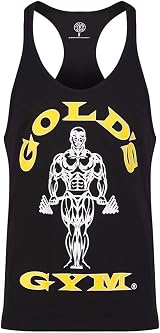 Gold's Gym GGVST003 Muscle Joe Premium Stringer Vest Black XL view 4