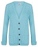 Ditzy Fashion Women's Long Sleeve Knit Button Cardigan