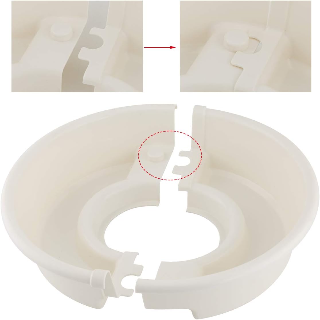 TUNTROL Pottery Wheel with Foot Pedal, 350W Triangle Ceramic Machine with 25cm Detachable Basin for Clay Art Craft Work DIY
