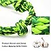 EETOYS Dog Ball Rubber Interactive Training Ball on Rope for Tug Fetch Play Large