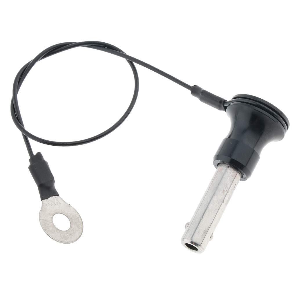 Ball Lock Quick Release Pins Push Button with Wire Lanyard kesoto 2 Pcs