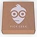Pick Geek Guitar Picks - 16 Cool Custom Guitar Picks For Your Electric, Acoustic, or Bass Guitar - X-Heavy, Heavy, Medium & Light - Presented in a Luxury Metal Pocket Box