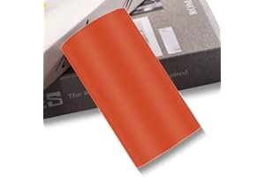 LUO YIYI Orange Self Adhesive Frosted Wallpaper Border Stick Waterproof Wall Border Easy to Apply Kitchen Bathroom Tiles Sticker 3.9x393 inch