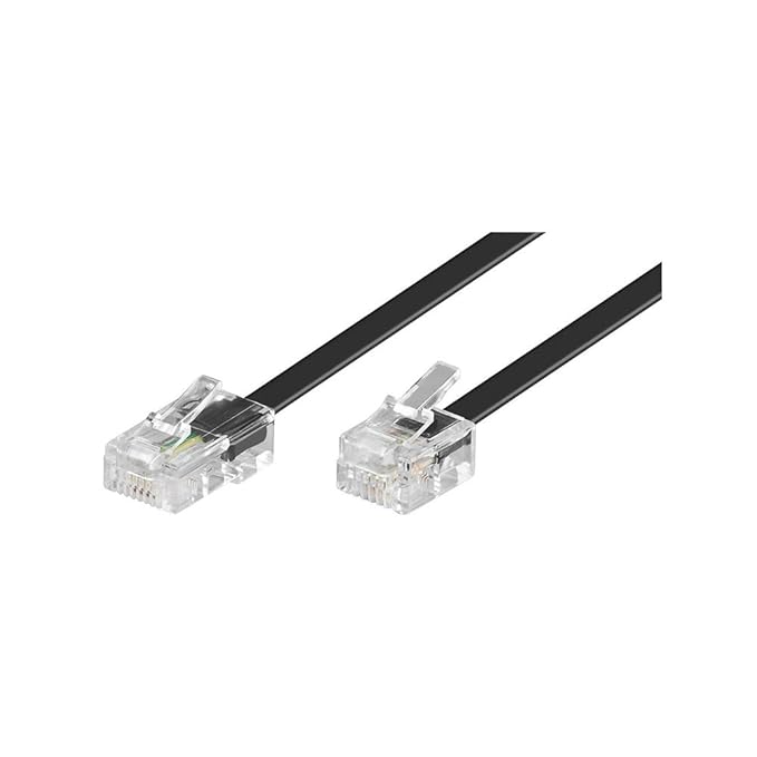 TEL 6P4C-8P4C RJ11-RJ45 300 BLACK 3m