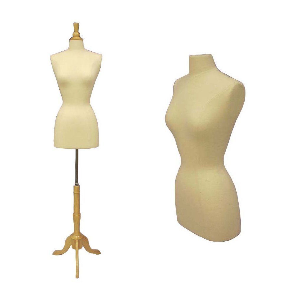 Half Size Dress Form, 1/2 dress form Mannequin, 12 clothing draping