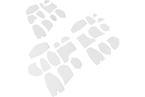 Socobeta 30PCS Memory Bear Sewing Template Set Acrylic Bear Patterns for Beginners & Keepsake Crafts