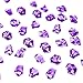 Super Z Outlet Acrylic Color Ice Rock Crystals Treasure Gems for Table Scatters, Vase Fillers, Event, Wedding, Arts & Crafts, Birthday Decoration Favor (190 Pieces) (Purple)