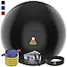 Exercise Ball Clearance Random 55cm / 65cm, Random Black / Blue Color - Fitness Desk Sitting Chair, Pregnancy Ball Anti-Burst, Yoga Workout Pilates Balance Gym Ball w/ Pump, Excersize Swiss Ball