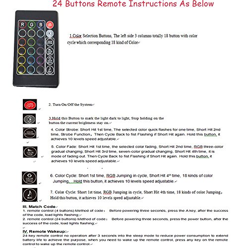 18 Kinds of Color Dual IR/RF Wireless Remote Control Led RGB Controller for Motorcycle led accent strip light kit
