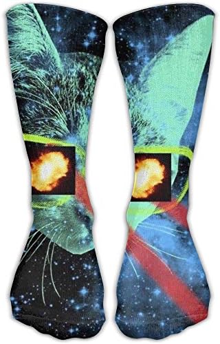 Laser Cat Knee High Stockings Long Socks For Unisex