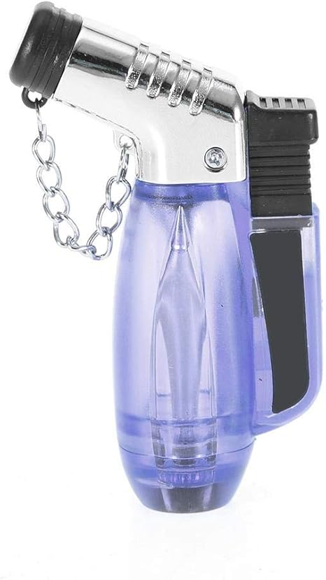 Amazon Co Jp ｑiilu ターボライター タブルライター 防風ライター シガレットライター カラフル 充填式 軽量 防水 q タバコ 日常生活用 青 ホーム キッチン