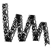 5 Yards Stretch Flower Lace DIY Trims Clothes Sewing Craft DIY Dress Black