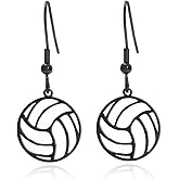 ZKBKJSPZJB Basketball Earrings for Women -Hypoallergenic Earrings Basketball Earrings,Dangle Basketball Earrings Sport Jewelry for Women
