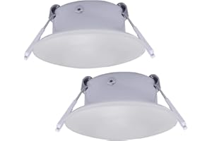 Facon 3 Inch LED 12V RV Puck Light, Full Aluminum Recessed LED Ceiling Light, 12Volts Interior Light for RV Motor-Homes Campe