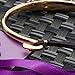Xingzou Bangle Bracelets For Girls Women, LT.Blue Crystals From Swarovski,18K Gold Plated Jewelry