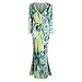 SUNNOW Womens Sexy Ladies Deep V Neck Party Dress Maxi Long Evening Dress (Asian M=US(6), Yellow)