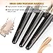 BESTOPE Professional Makeup Brushes without Shed Premium Synthetic Foundation Brush Set Kit for Blending Powder Blush Concealer Highlighter Eyeshadows
